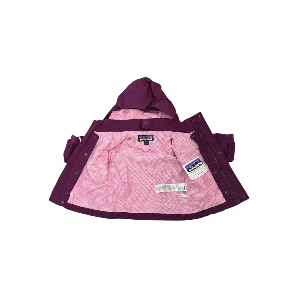 Patagonia Baby All‎ Seasons 3-in-1 Jacket Purple Hooded Fleece Lined 3-6m NEW